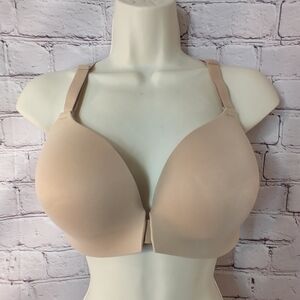 Soma Enbliss Front Close Racerback Beige Sports Bra Q2 34DDD